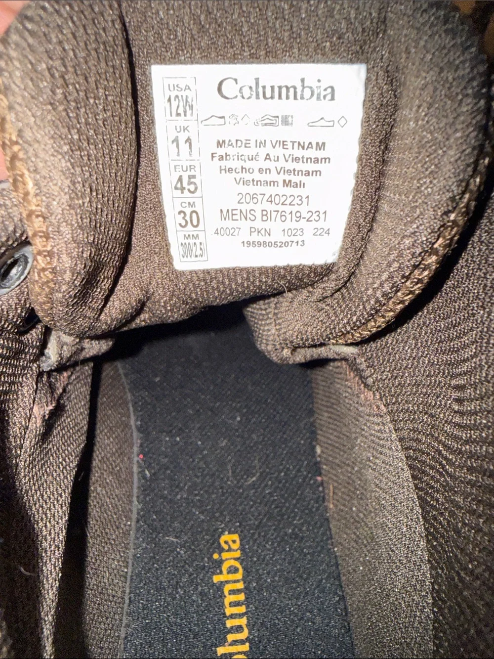 Columbia sturdy hiking